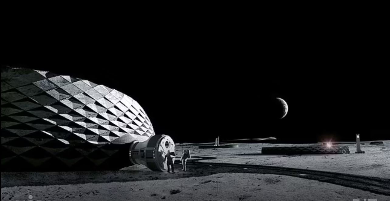 Смотрите, какие дома NASA планирует построить на Луне уже к 2040 году: визуализация